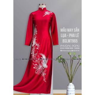 Áo Dài Bà Sui Lụa Thêu Kết Pha Lê BSLMT965 Áo Dài Bà Sui Lụa Thêu Kết Pha Lê BSLMT965